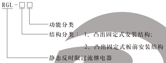 RGL-16T型號及其含義